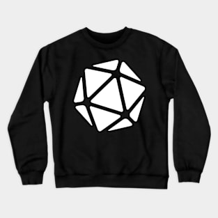 Blank D20 Logo (White Print) Crewneck Sweatshirt